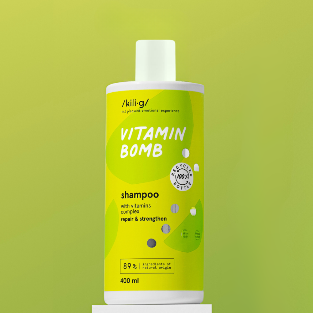 VITAMIN BOMB plaukų šampūnas 400 ml