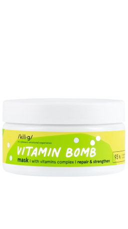 KILIG Vitamin Bomb plaukus stiprinanti kaukė su vitaminų kompleksu 200 ml
