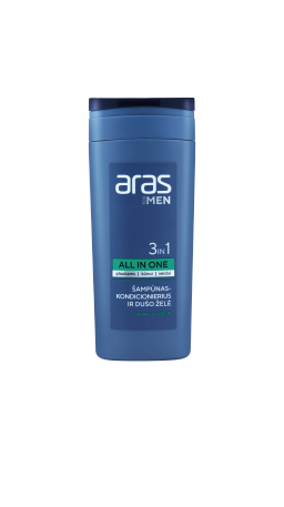 ARAS 3in1 šampūnas-kondicionierius ir dušo želė 250 ml